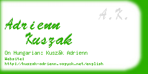 adrienn kuszak business card