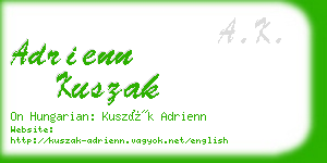 adrienn kuszak business card